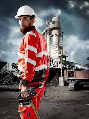 Arbejdsbukser med reflekser