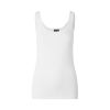 Hvid TankTop Stretch Dame -ID