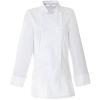 Hvid klassisk dame kokkejakke