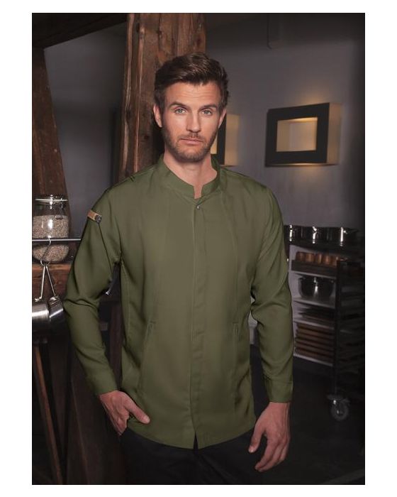 Grøn recycle kokkejakke fra Karlowsky