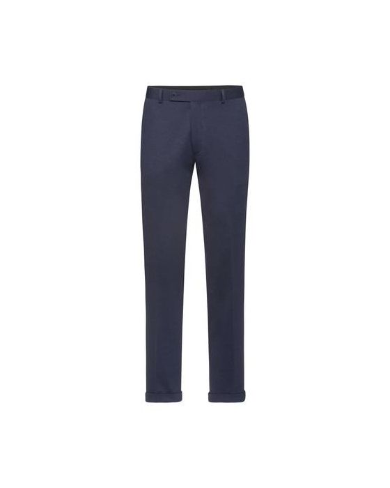 Stretch Herrebukser i alm. pasform Blå meleret- Greiff