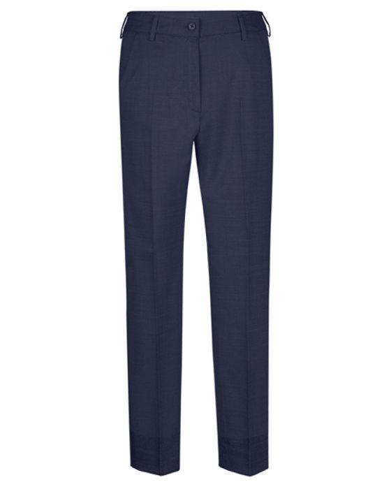 Mørkeblå slimfit damebukser