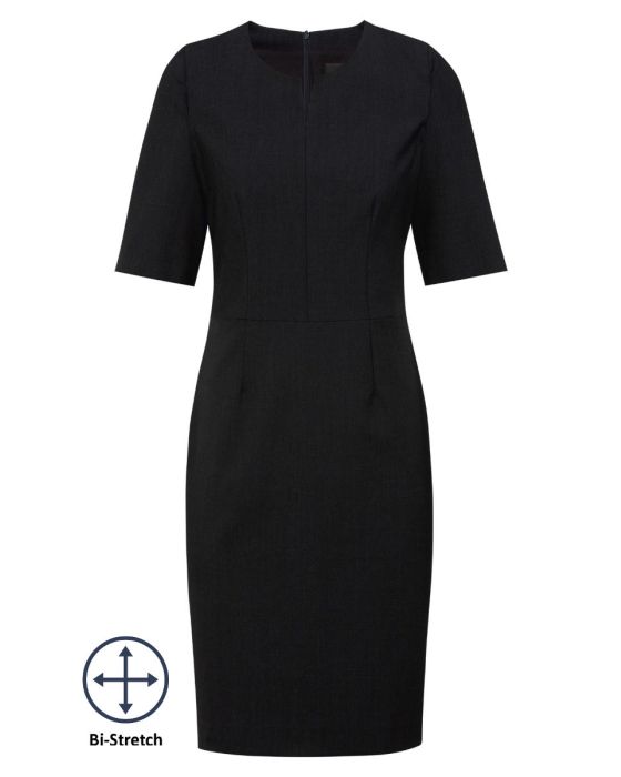 Kjole i regular fit - stretch