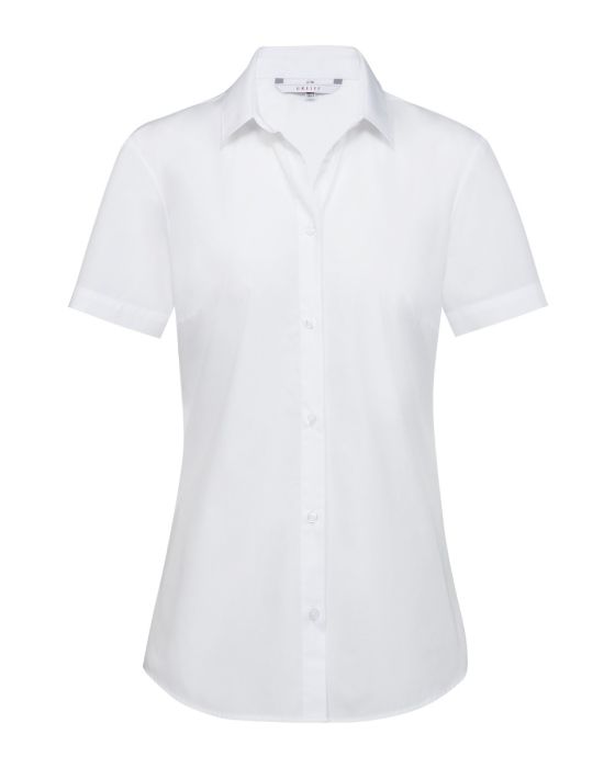 Kortærmet basic dameskjorte