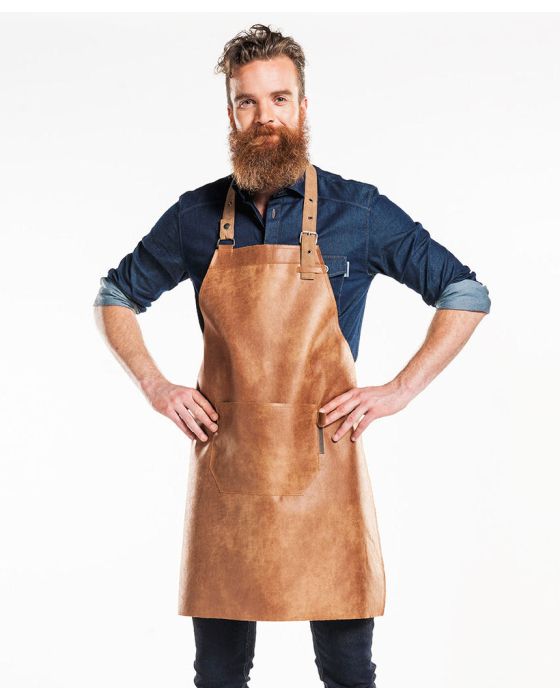 Bourbon gold læderforklæde