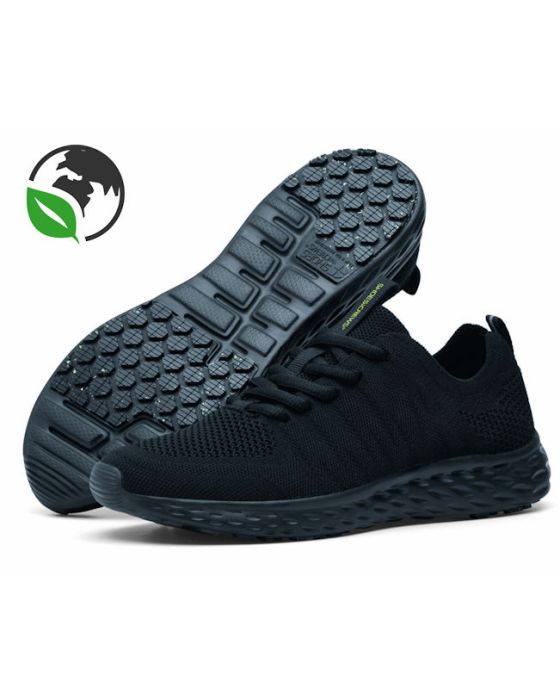 Skridsikre sko i genanvendt materiale til mænd