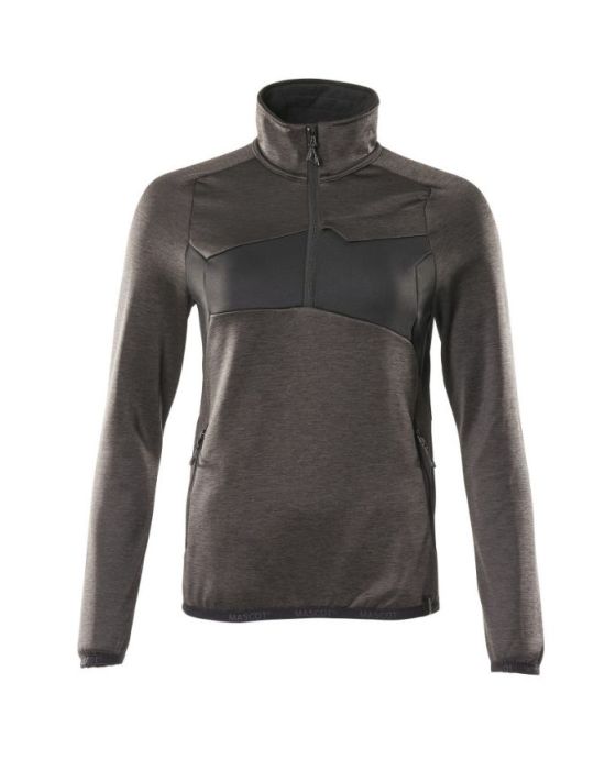 Mascot fleecetrøje med lynlås og reflekseffekter