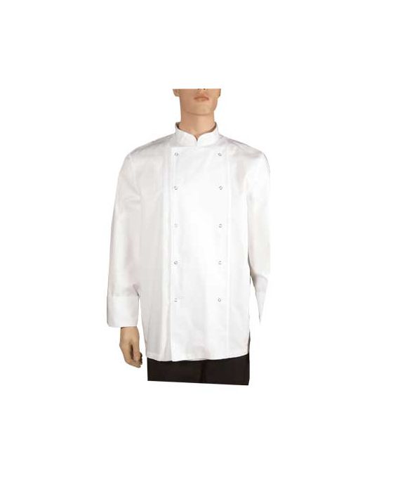 Langærmet kokkejakke