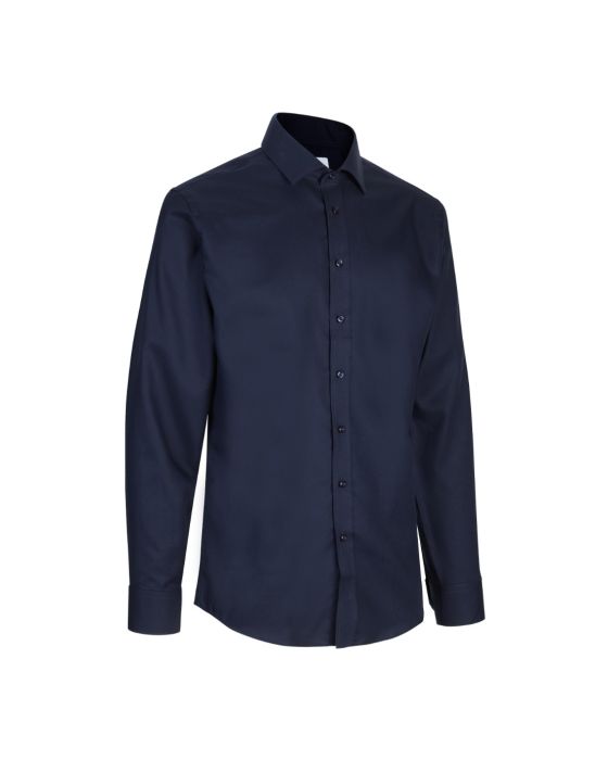 SEVEN SEAS Twill - slim herre Skjorte Navy