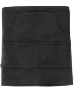 Bistro black front piece with 4 pockets
