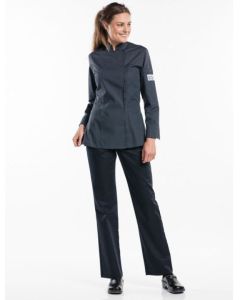 Dame Stretch sorte service og kokkebukser Chaud devant