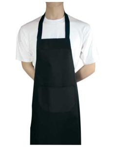 ekstra stort sort forklæde