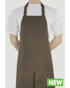 Taupe 4-pocket apron