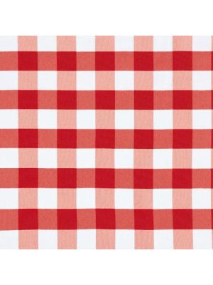 Dark blue and white checkered fabric napkins 50x50cm, 6pcs