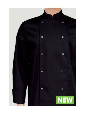 Hilton poco black long sleeve chef jacket BSX