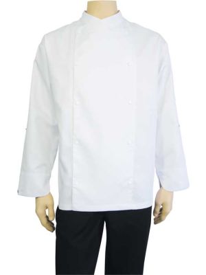 White comfort chef jacket from chaud devant DISCONTINUED