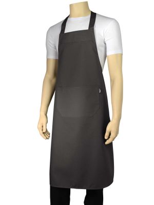 Antra chef's apron 'Cook's grey' with pocket BSX