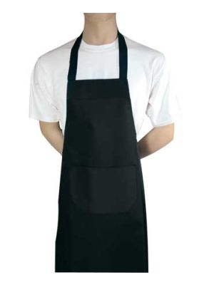 ekstra stort sort forklæde
