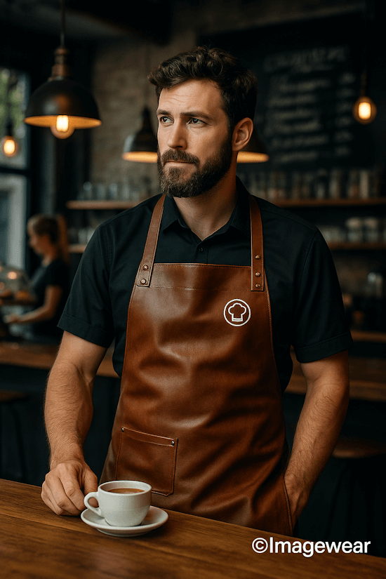 Forklæder med logo – Branding og design