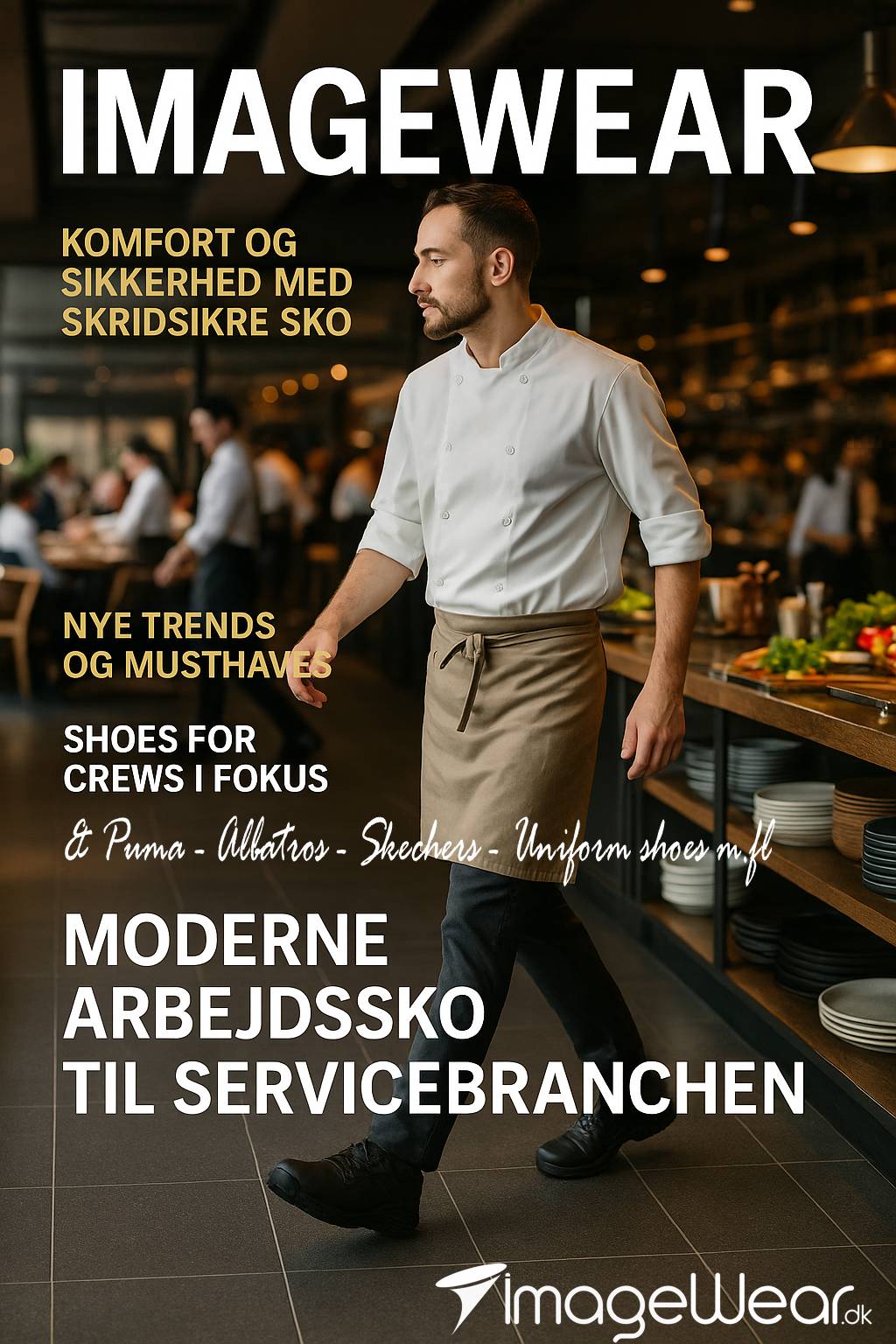 Skridsikre sko – Den komplette guide til køkken, café, restaurant, sundhed og service