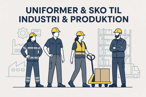 Uniformer & Sko til Industri & Produktion – slidstyrke, sikkerhed og professionel arbejdsprofil