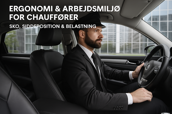 Ergonomi & Arbejdsmiljø for Chauffører – Sko, Siddeposition & Belastning