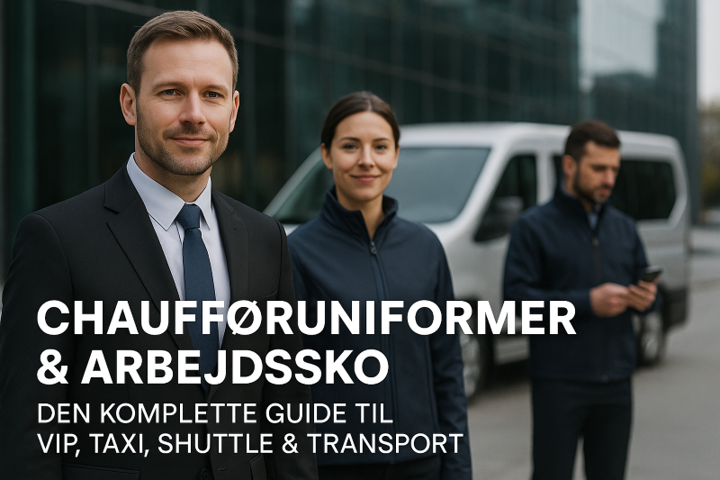 Chaufføruniformer & Arbejdssko – Den Komplette Guide til VIP, Taxi, Shuttle & Transport