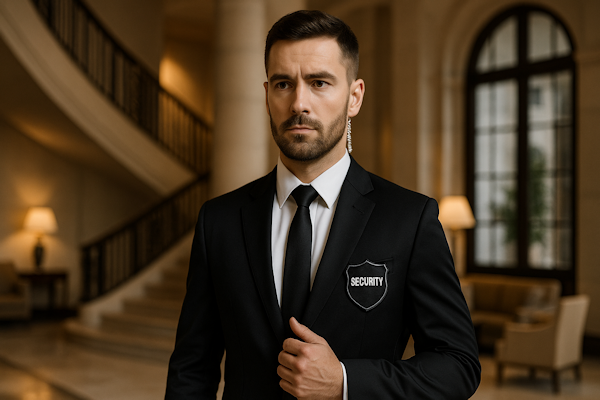 Corporate & Hotel Security 2026 - Diskret Autoritet & Professionelle Uniformer