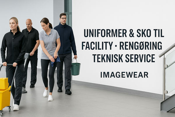 Uniformer & Sko til Facility Service, Rengøring & Teknisk Service – funktion, komfort og slidstyrke