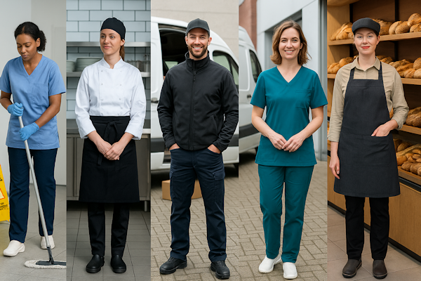 Servicebranchen samlet – uniforms- og skoguide til alle faggrupper