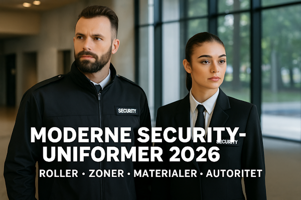 Moderne Security-Uniformer 2026 - Roller, Zoner & Autoritet