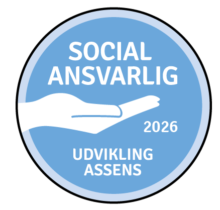 Diplom for Social Ansvarlighed 2026 tildelt Imagewear.dk af Udvikling Assens