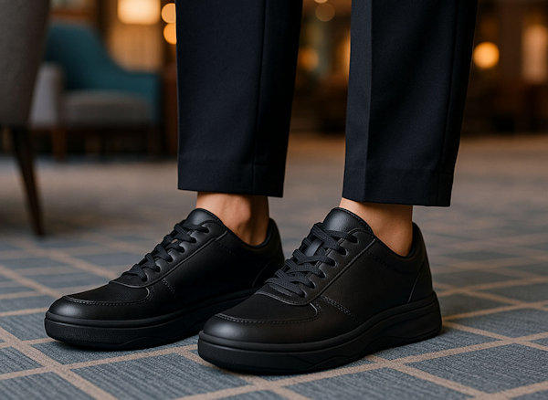 Moderne sneaker-arbejdssko til butik, klinik, hotel & service – komfort i hverdagen