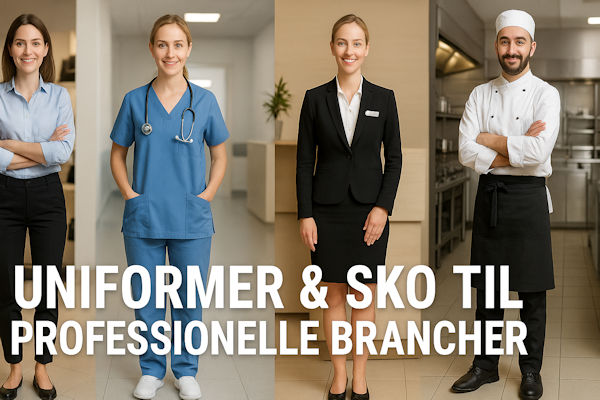 Uniformer & Sko til Professionelle Brancher – samlet guide til alle faggrupper