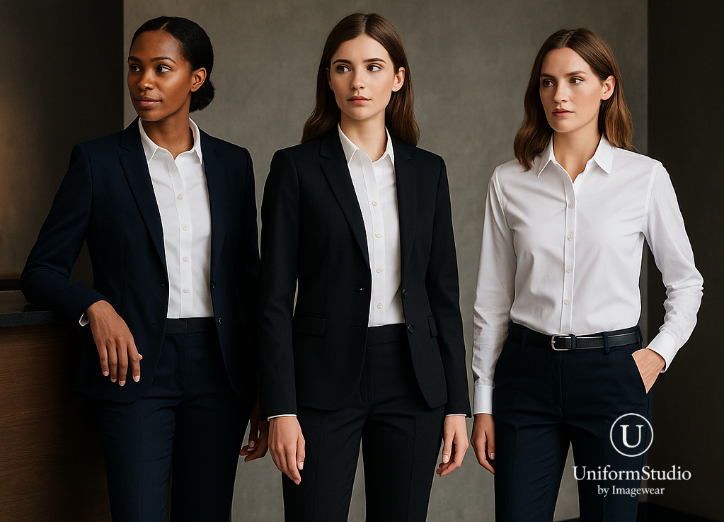 Strygefri dameskjorter og blazere – professionelt look til moderne service og reception