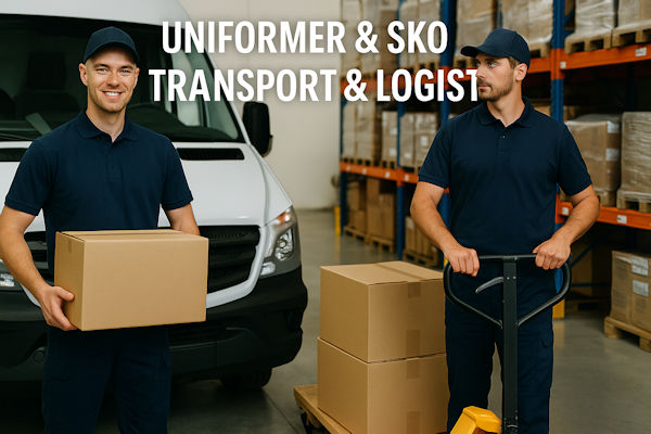 Uniformer & Sko til Transport & Varelevering – chauffører, kurér og distribution