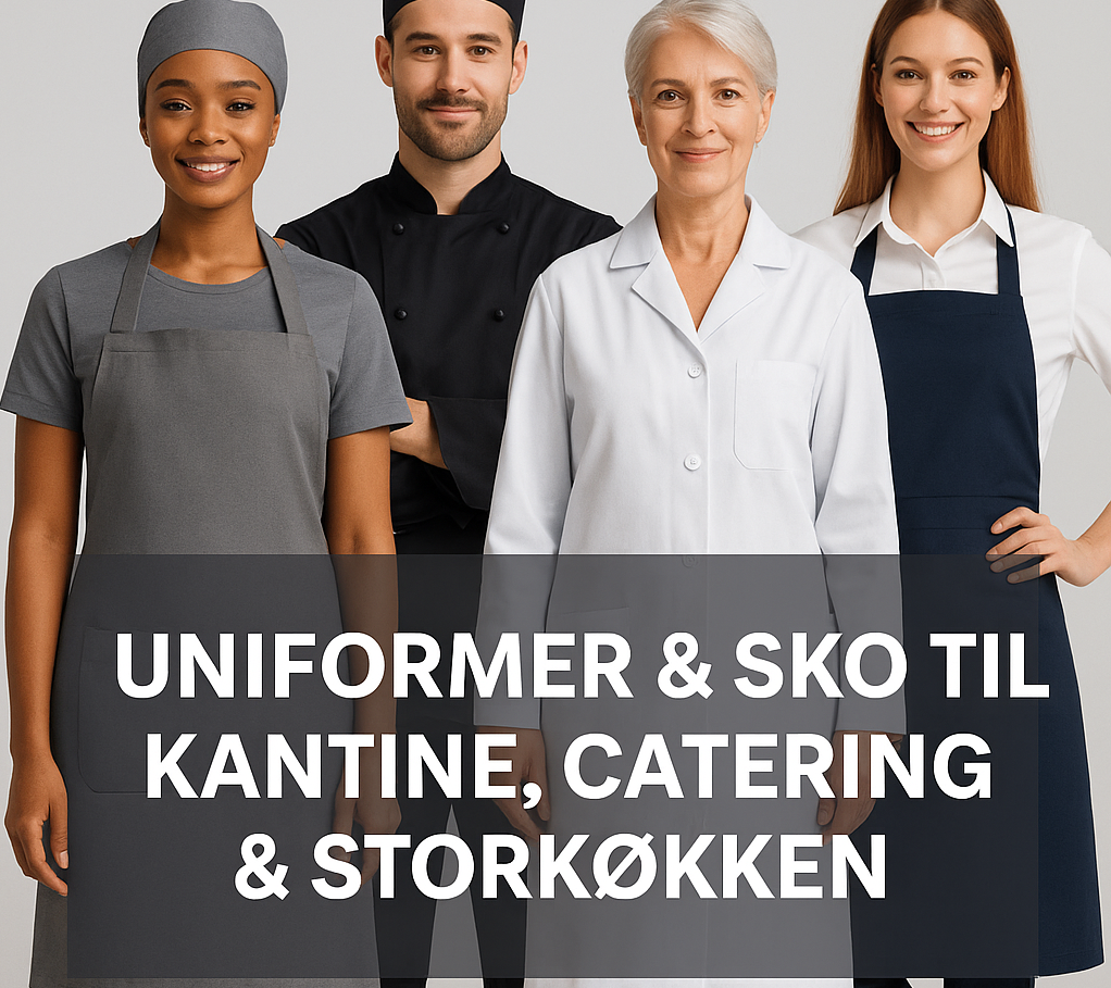 Uniformer & Sko til Kantine, Catering & Storkøkken