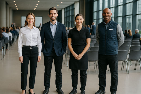 Uniformer & Sko til Konference & Events – frontdesk, service & gæsteoplevelse