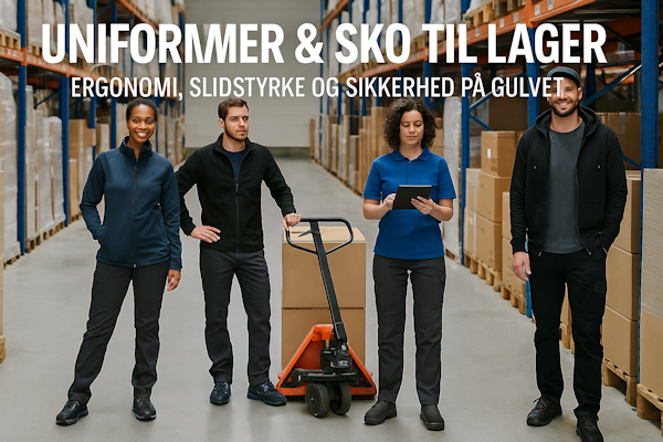 Uniformer & Sko til Lagerarbejde – Ergonomi, Slidstyrke & Sikkerhed i Hverdagen