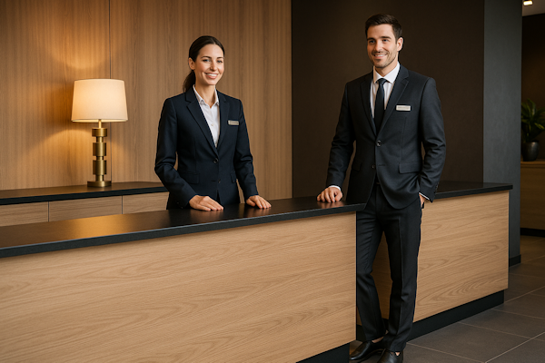 Reception & Frontdesk – uniformer, sko og professionel fremtoning - HUB
