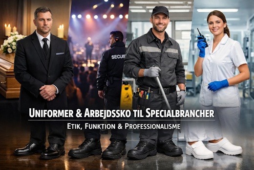 Uniformer til Specialbrancher – Bedemænd, Event, Facility & Service hub