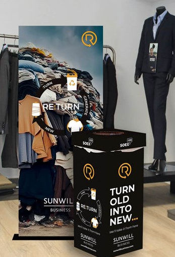 RE-Turn box - Clothes for recycling