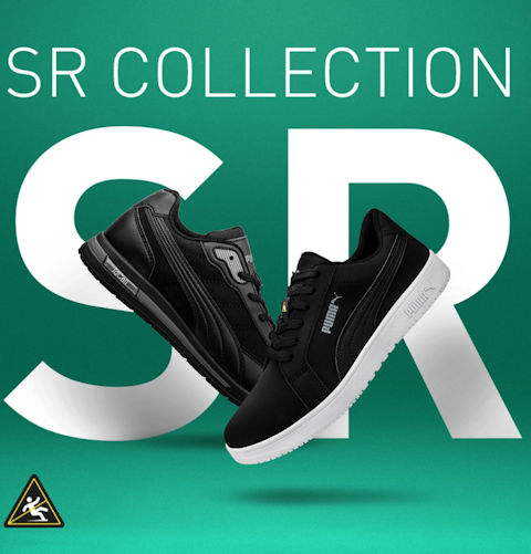 Puma skridsikre arbejdssko til hotel, restaurant og service – SRC-godkendte såler