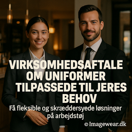 Professional employees in matching workwear in a hotel or reception environment &ndash; uniform scheme from Imagewear.dk