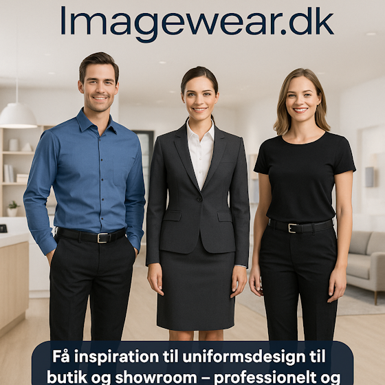 Professional uniform designs for showrooms and store staff &ndash; Imagewear.dk
