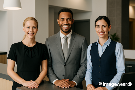 Professional uniforms for reception and office – style, comfort and a consistent look