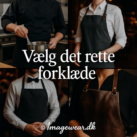 Professionals in aprons - stylish and functional uniforms for service, kitchen and front staff